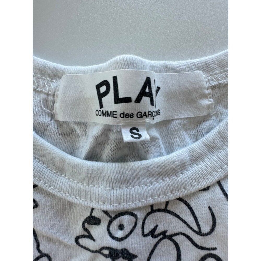 COMME DES GARÇONS PLAY Matt Groening X T-shirt In White Small - Picture 9 of 11